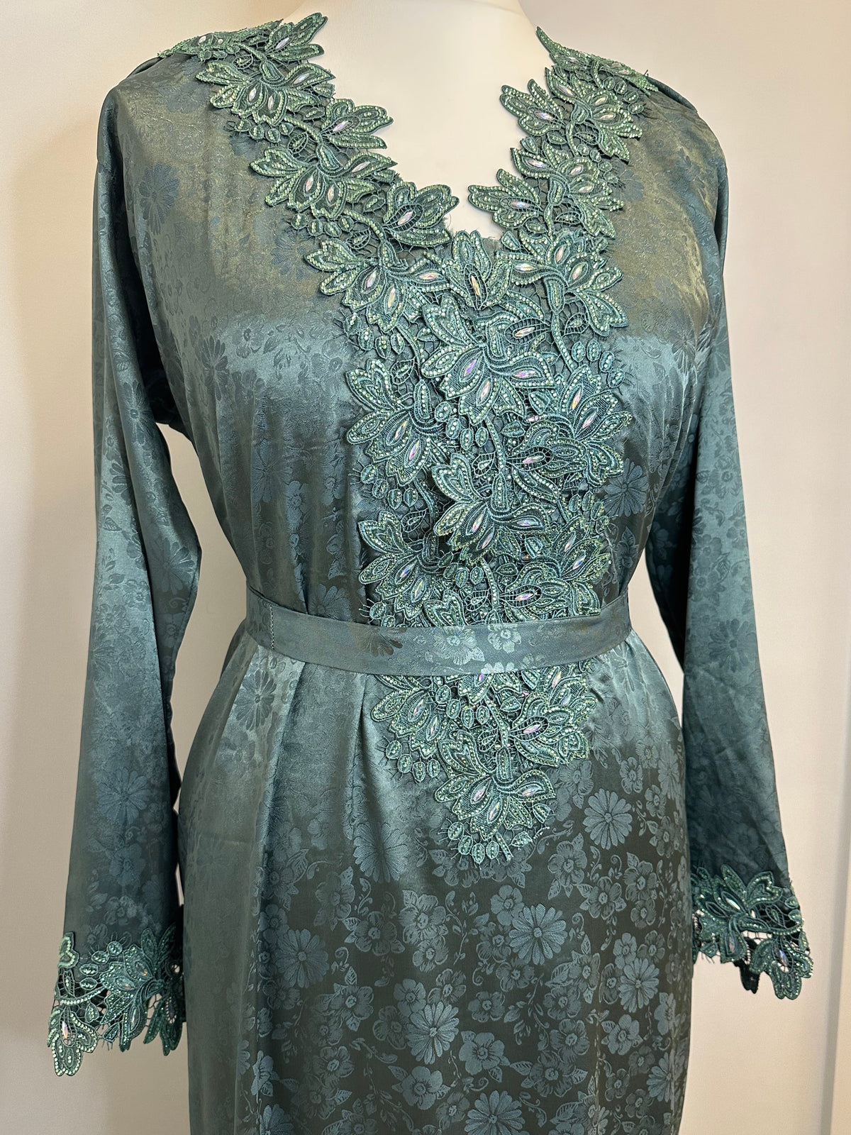 Exclusive Emerald Green Floral