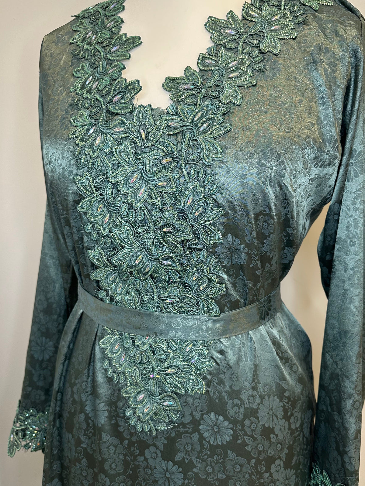 Exclusive Emerald Green Floral