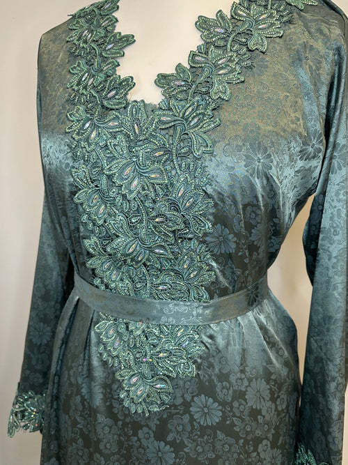 Exclusive Emerald Green Floral