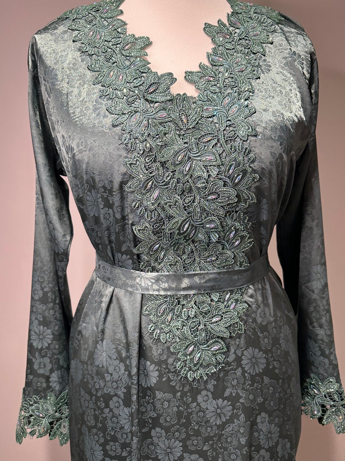 Exclusive Emerald Green Floral